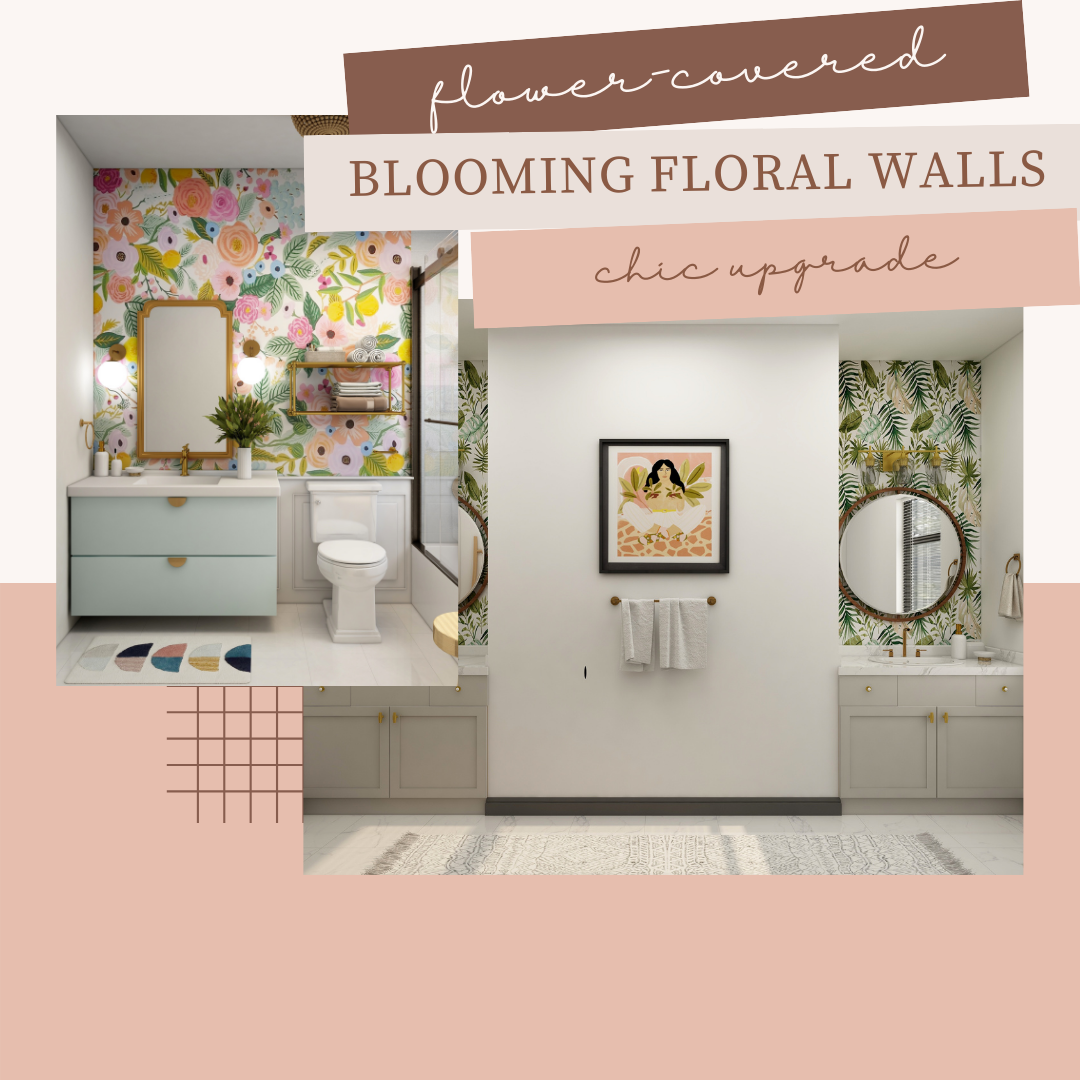 floral-wallpaper-summer-home-decoration