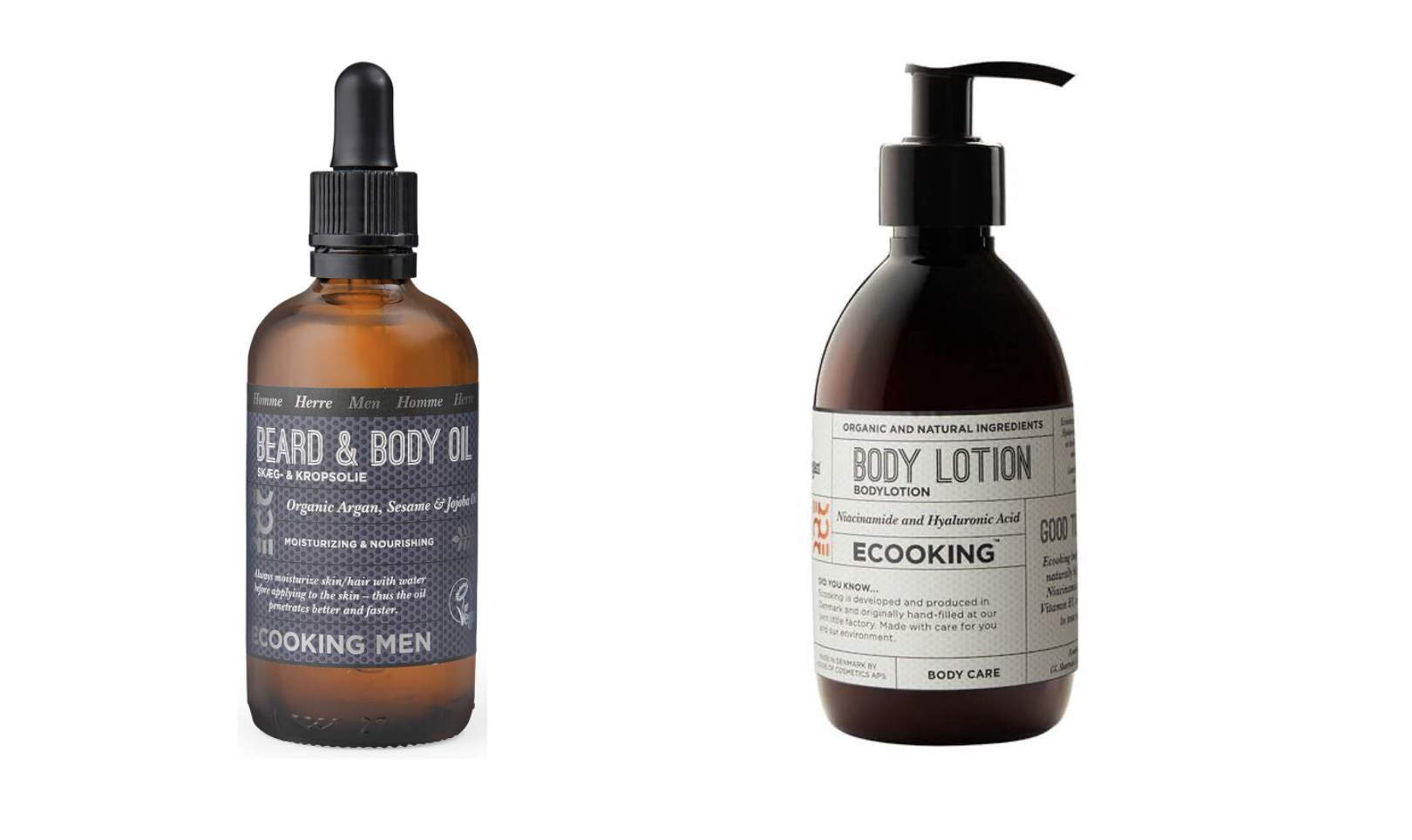 Ecooking, natural skin and body care for all skin types and genders