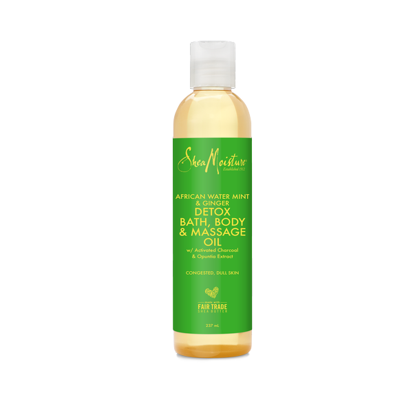 Shea Moisture African Water Mint Ginger Detox Bath Body Massage Oil result