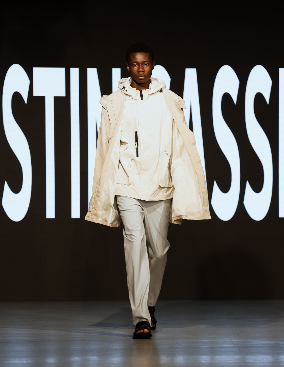 Justin Cassin at London Fashion Week Men's 2022