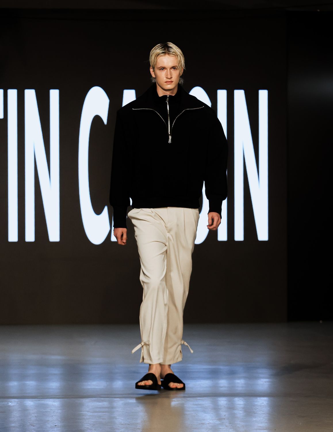 Justin Cassin at London Fashion Week Men's 2022